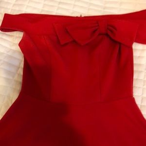 Red party dress!